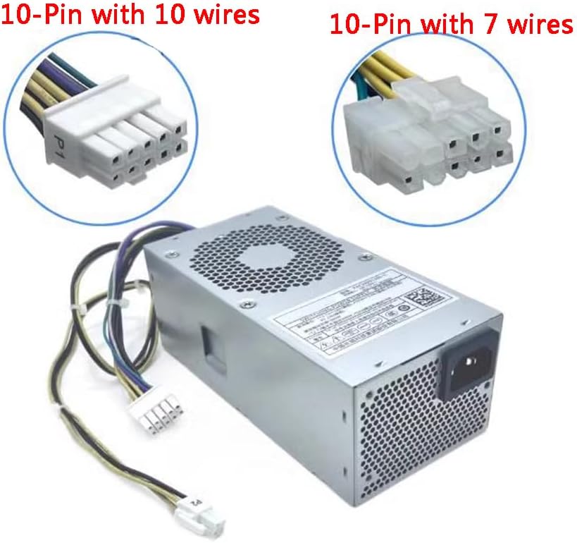 Nadalan Computer Power Supply Transformer Unit Motherboard 10Pin With 10/7-wires CPU-4Pin 300W For Model PAC300D1205-C For MateStition B515 B520 B530 B730 TFX Small Chassis