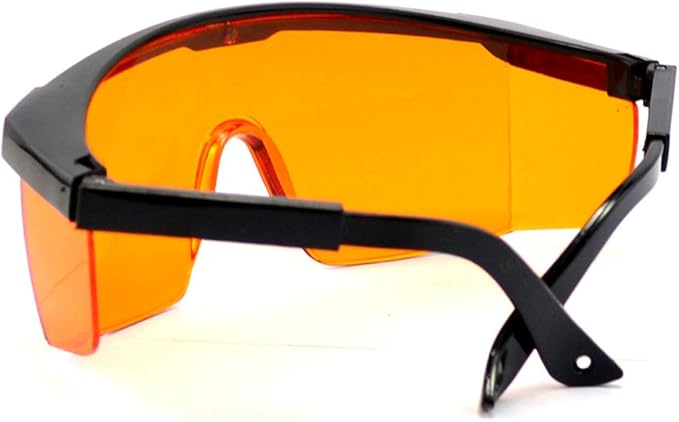 Nadalan 520nm 447nm 450nm Nano Fluorescence Transmitter Protective Glasses Blue Filter UV Laser Radiation Light Goggles