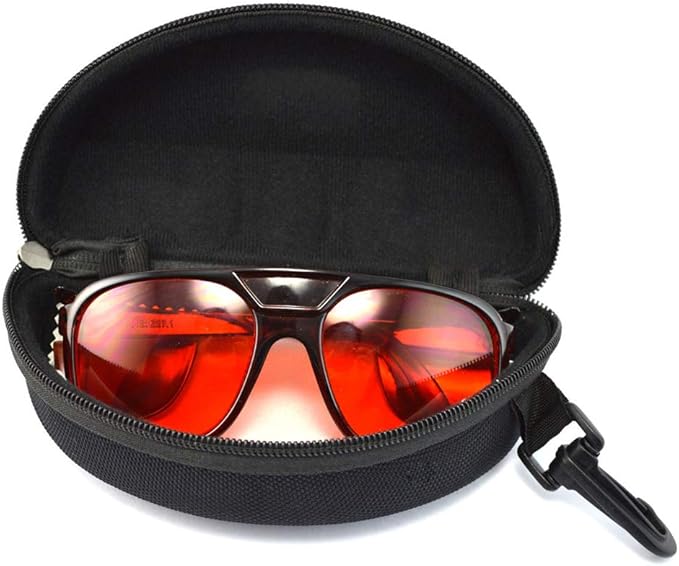 Nadalan 532NM Laser Safety Glasses 200-540NM Red Light Goggles Protective Glasses