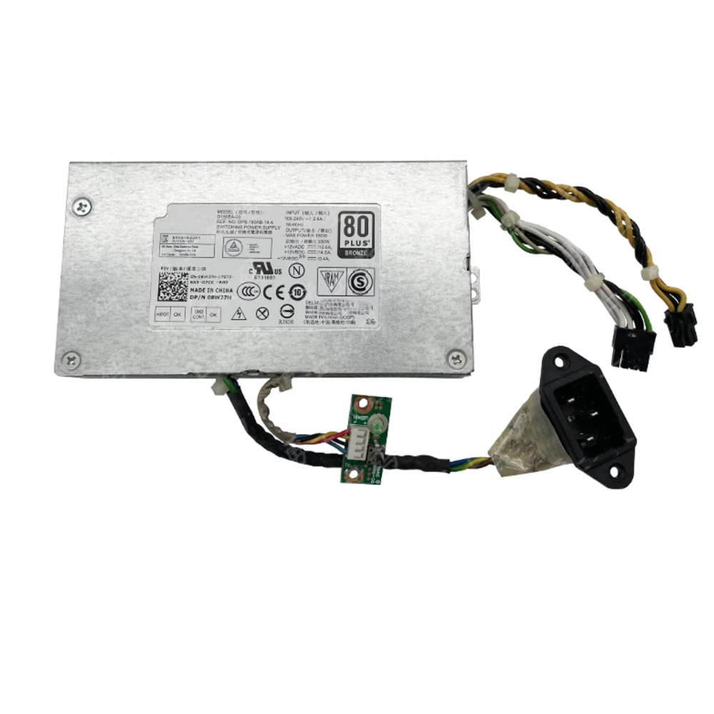 Nadalan Computer Power Supply Transformer Unit 8Pin+4Pin 180W For Model AC180EA-00 HU180EA-00 D180EA-00 DPS-180AB-14A HKF1802-3D For Dell OptiPlex 3030 3048 Power Supply