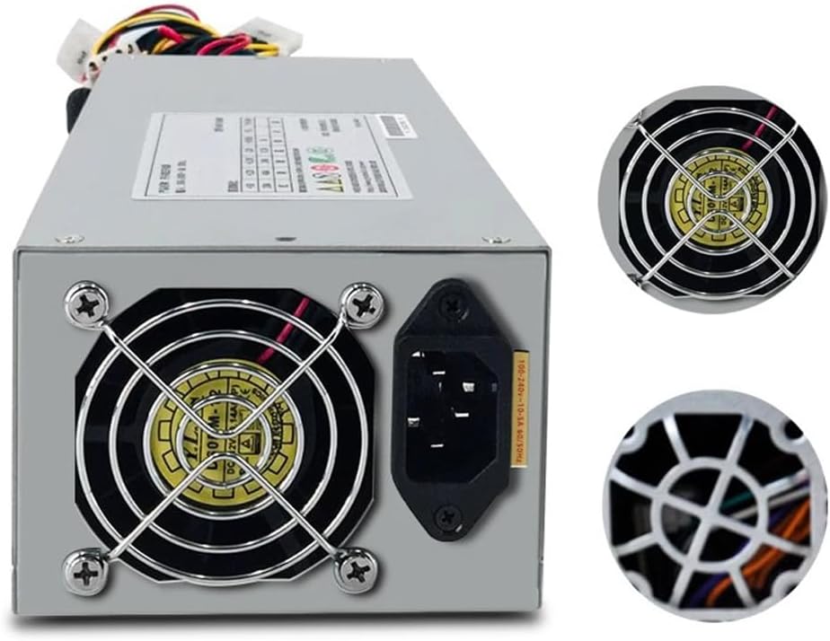 Nadalan Computer Power Supply Transformer Unit 24Pin 8+8Pin 600W For Model GW-EPS2U600 GW-2U600 HK600-12UEP For Great Wall 2U Server for 2U 600W industrial computer RM23608