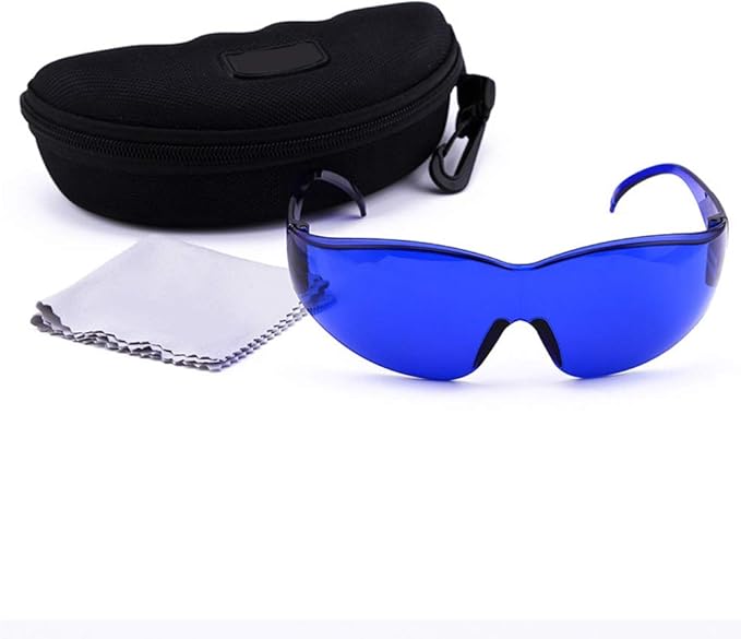 Nadalan 635nm 650nm Infrared Light Goggles He-Ne Laser Safety Glasses 590-690nm Red Light Laser Engraving Machine Goggles