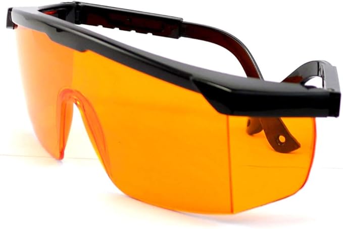 Nadalan 520nm 447nm 450nm Nano Fluorescence Transmitter Protective Glasses Blue Filter UV Laser Radiation Light Goggles