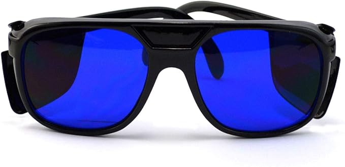 Nadalan 650nm 660nm Wavelength Beauty Apparatus Laser Safety Glasses Infrared Light Protective Glasses Red Light Industrial Goggles