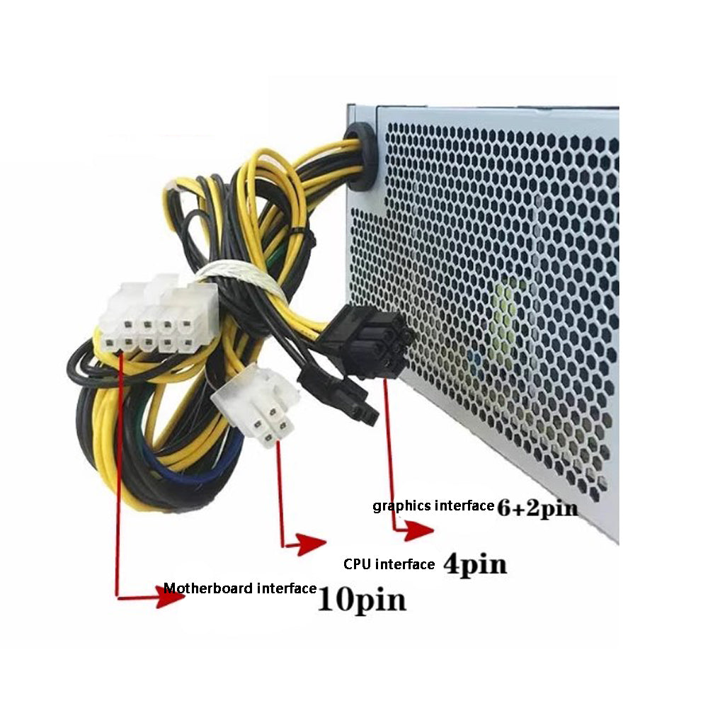 Nadalan Computer Power Supply Transformer Unit 10Pin+4Pin 400W For Model FSP400-40AGPAA FSP250-30AGBAA PCE028 For Computer Model M4200f M4900c M6600 T6900c M8600t M910T M920T M710T TS250 TS550 P310