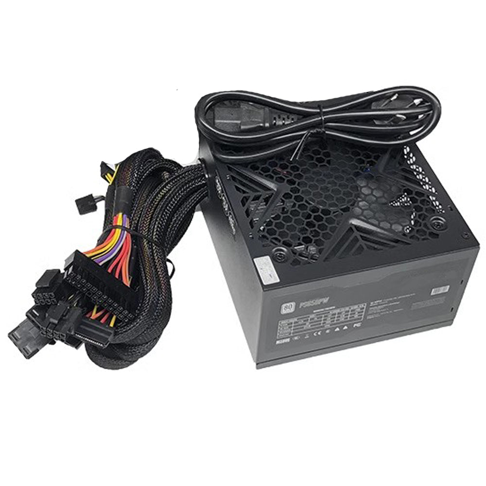 Nadalan Computer Universal Compatible Power Supply ATX Transformer Unit 20Pin/24Pin+8Pin/4Pin 500W 6Pin/8Pin Graphics Card Multiple Interface 110V-230V Input For Gaming Enthusiasts Graphic Engineers