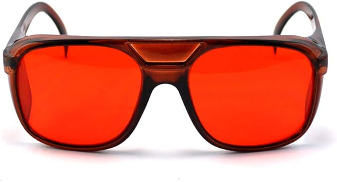Nadalan 532NM Laser Safety Glasses 200-540NM Red Light Goggles Protective Glasses