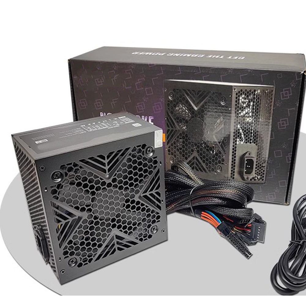 Nadalan Computer Universal Compatible Power Supply ATX Transformer Unit 20Pin/24Pin+8Pin/4Pin 500W 6Pin/8Pin Graphics Card Multiple Interface 110V-230V Input For Gaming Enthusiasts Graphic Engineers