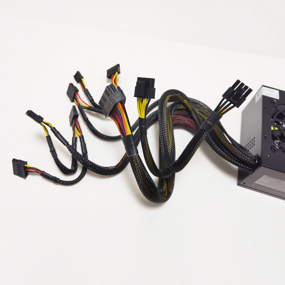 Nadalan Computer Power Supply Transformer Unit 20Pin/24Pin+8Pin/4Pin 400-500w 6Pin/8Pin Independent Graphics Card Multiple Interface 170V-260V For Mini Chassis Gaming Enthusiasts Graphic Engineers